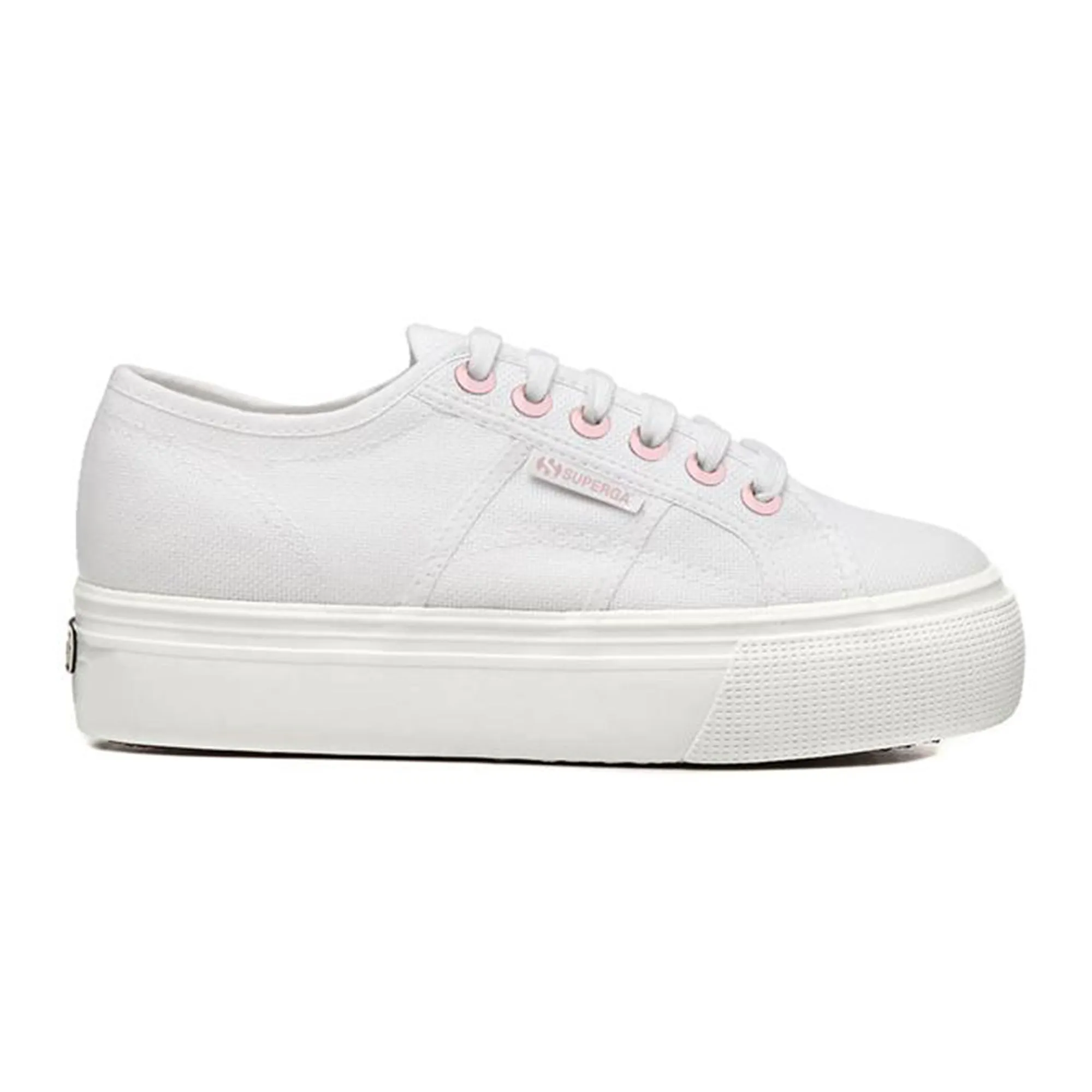 2790 Big Flat Eyelets - White Pink Avorio