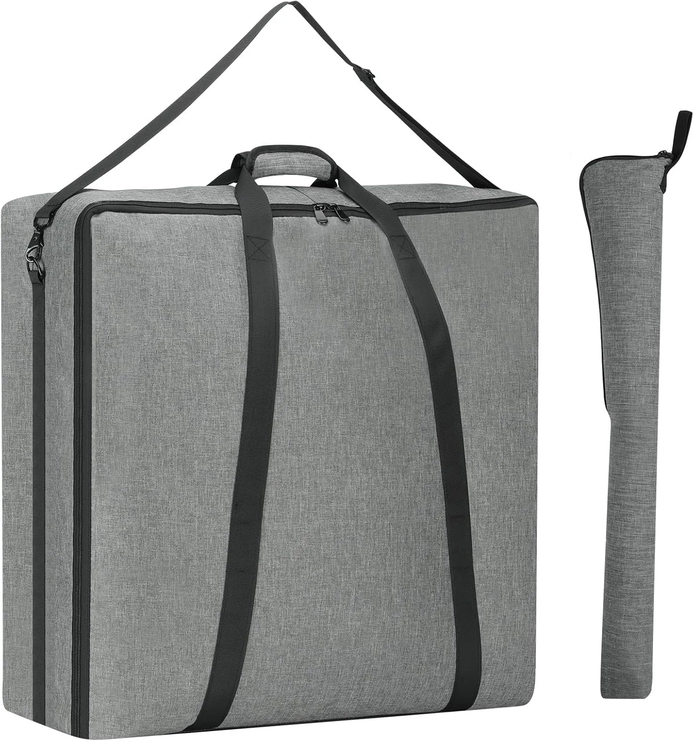 32" Dog Playpen Storage Bag, Suitable for Foldable Exercise Pet Playpens, Dog Fence Travel Bag With Handles For Camping and RV Trip, Waterproof Oxford Fabric Grey