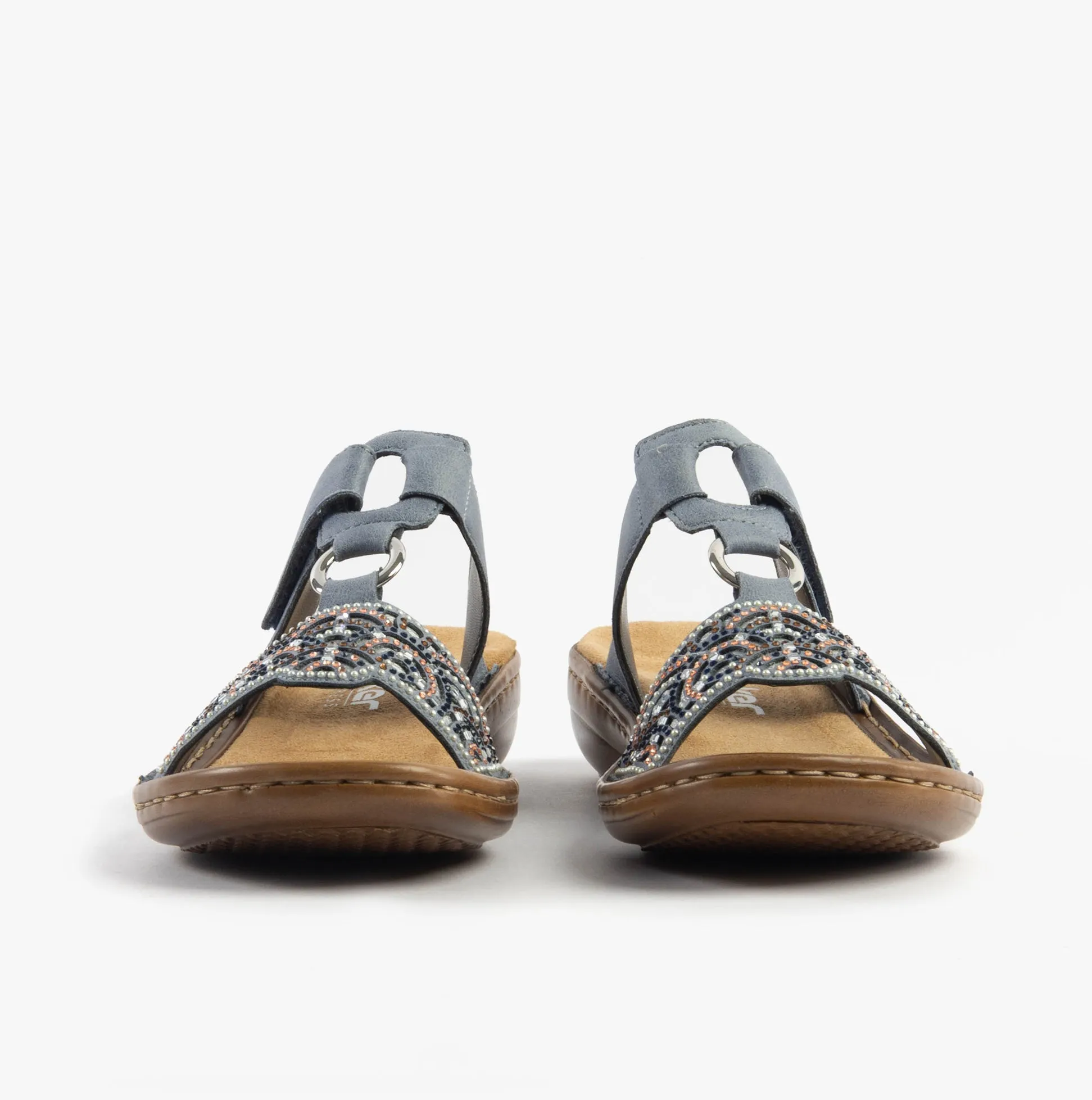 608K2-12 Womens Sandals Blue