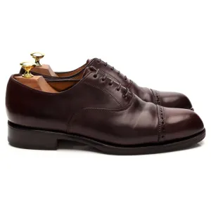 '762' Burgundy Cordovan Leather Oxford UK 7 EE