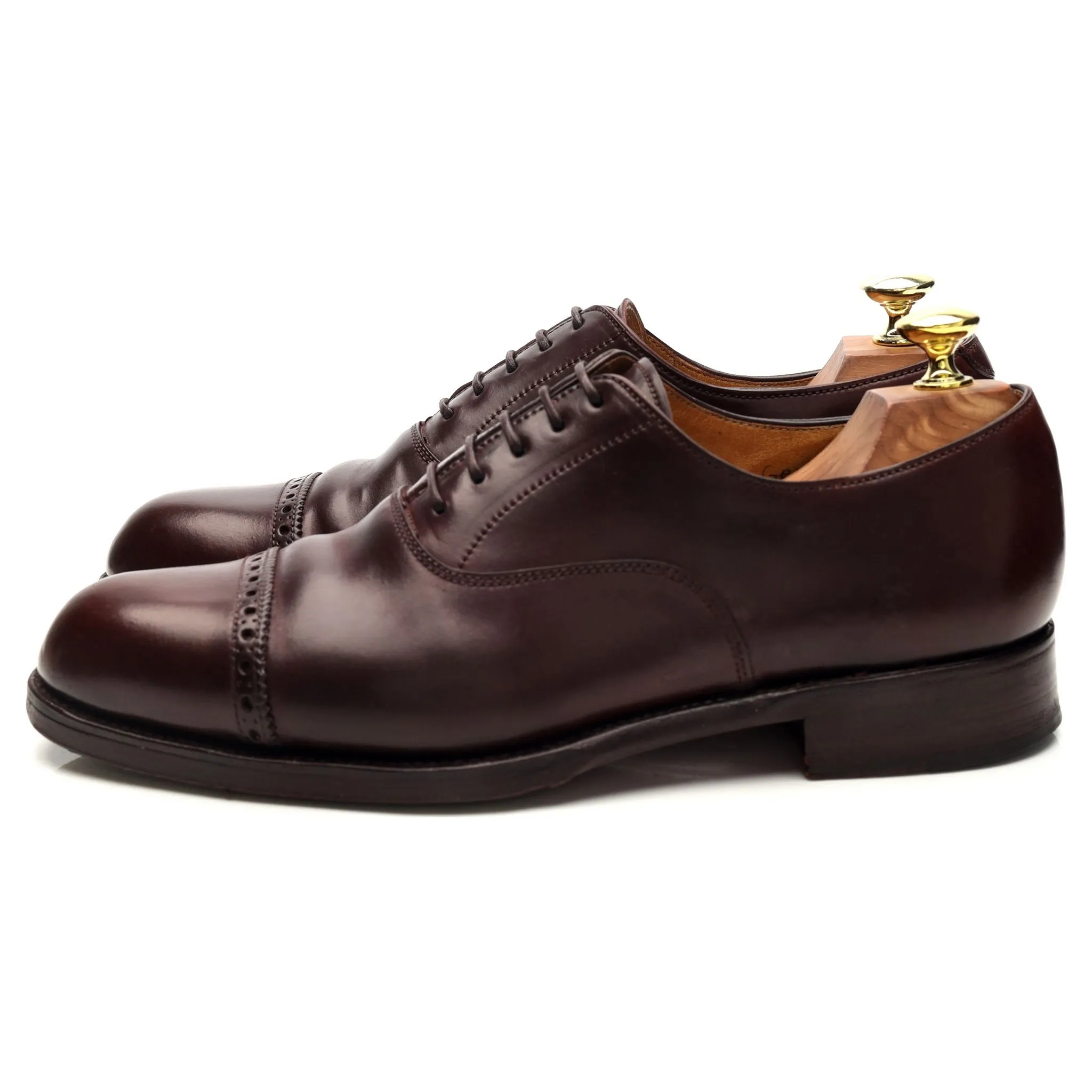 '762' Burgundy Cordovan Leather Oxford UK 7 EE