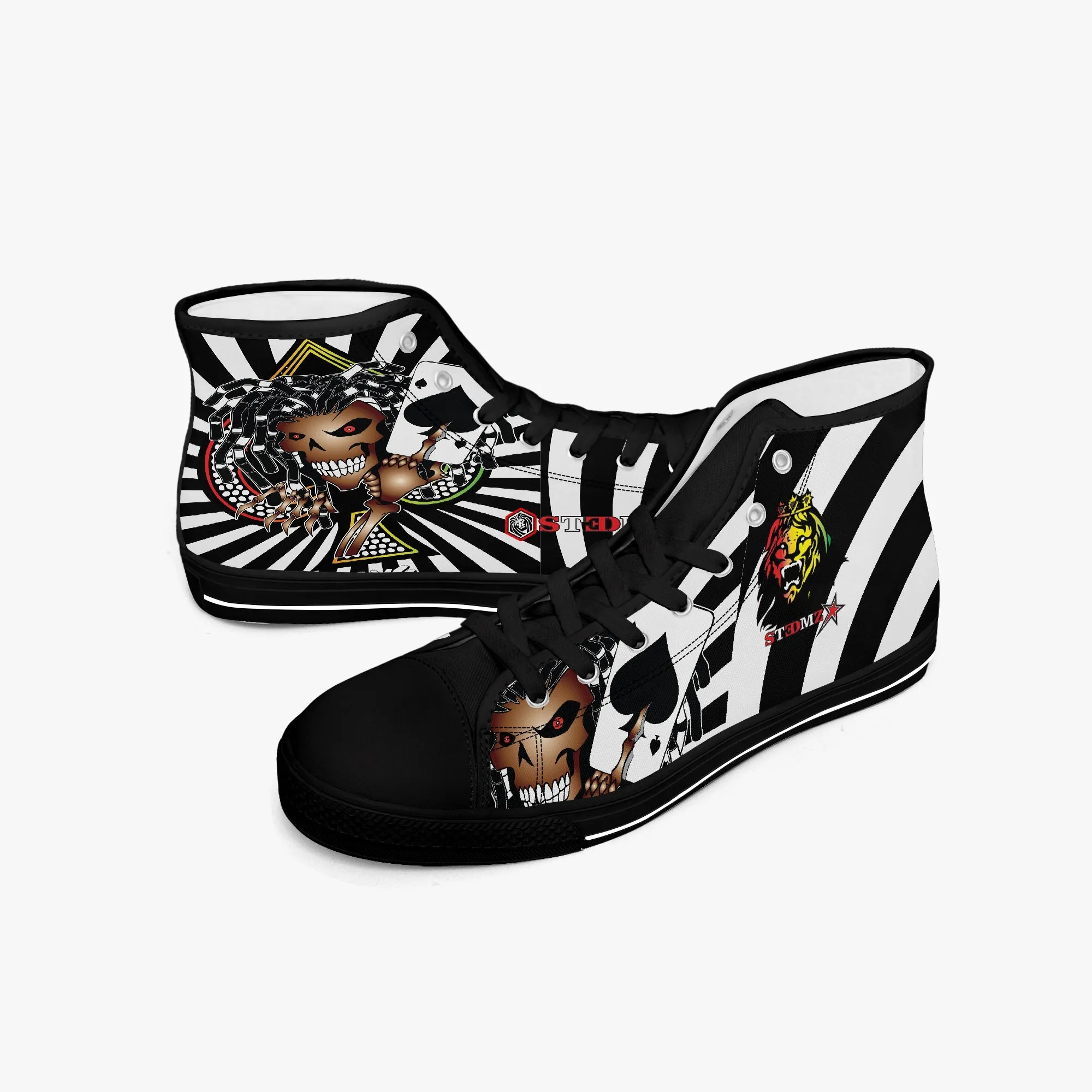 ACE OF SPADE 2 HT CANVAS SKATE SHOE - LIGHT