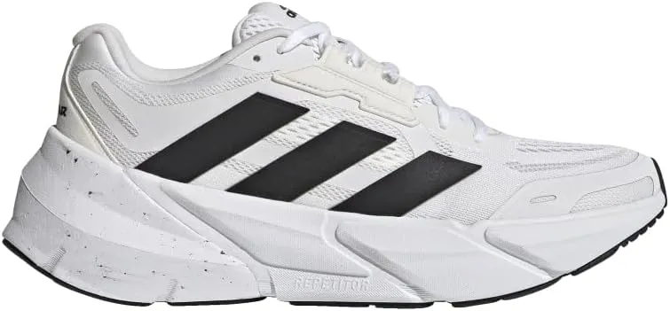 adidas Men's Adistar Sneaker, White/Black/Crystal White, 7