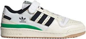 adidas Men's Forum Low Sneaker, Cream White/Core Black/Green, 10 M US