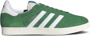 adidas Men's Gazelle Indoor Sneaker, Preloved Green/Cloud White/Core White, Size 13