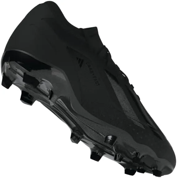 adidas Mens X Crazyfast.3 Firm Ground Soccer Cleats Cleated, Firm Ground - Black