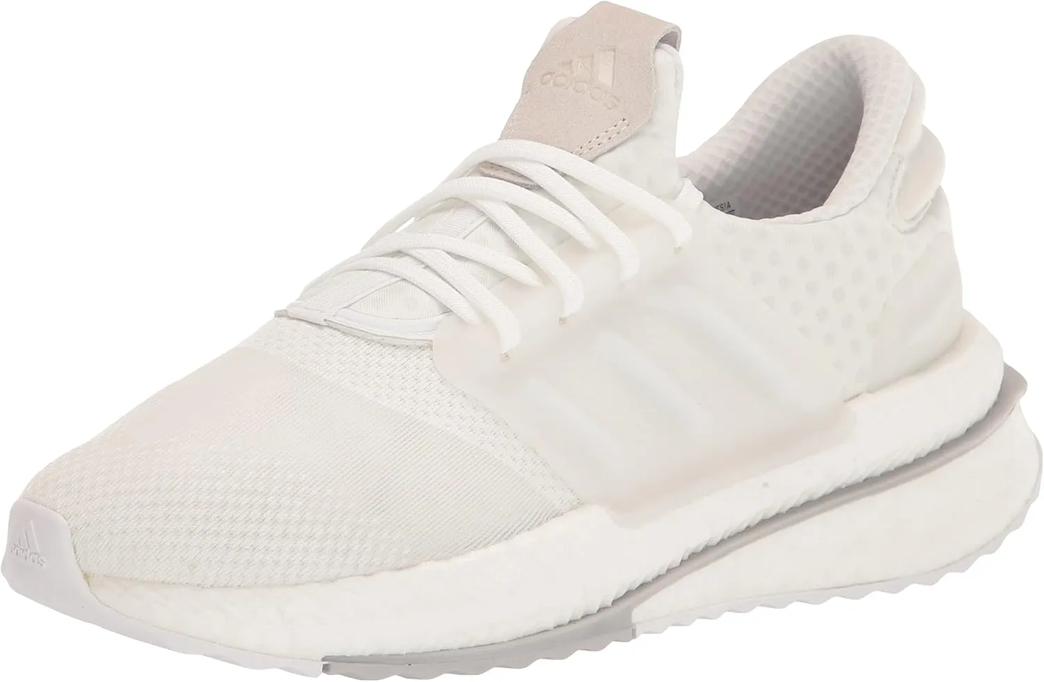 adidas Men's X_PLRBOOST Running Shoe, White/Crystal White/White, 8.5