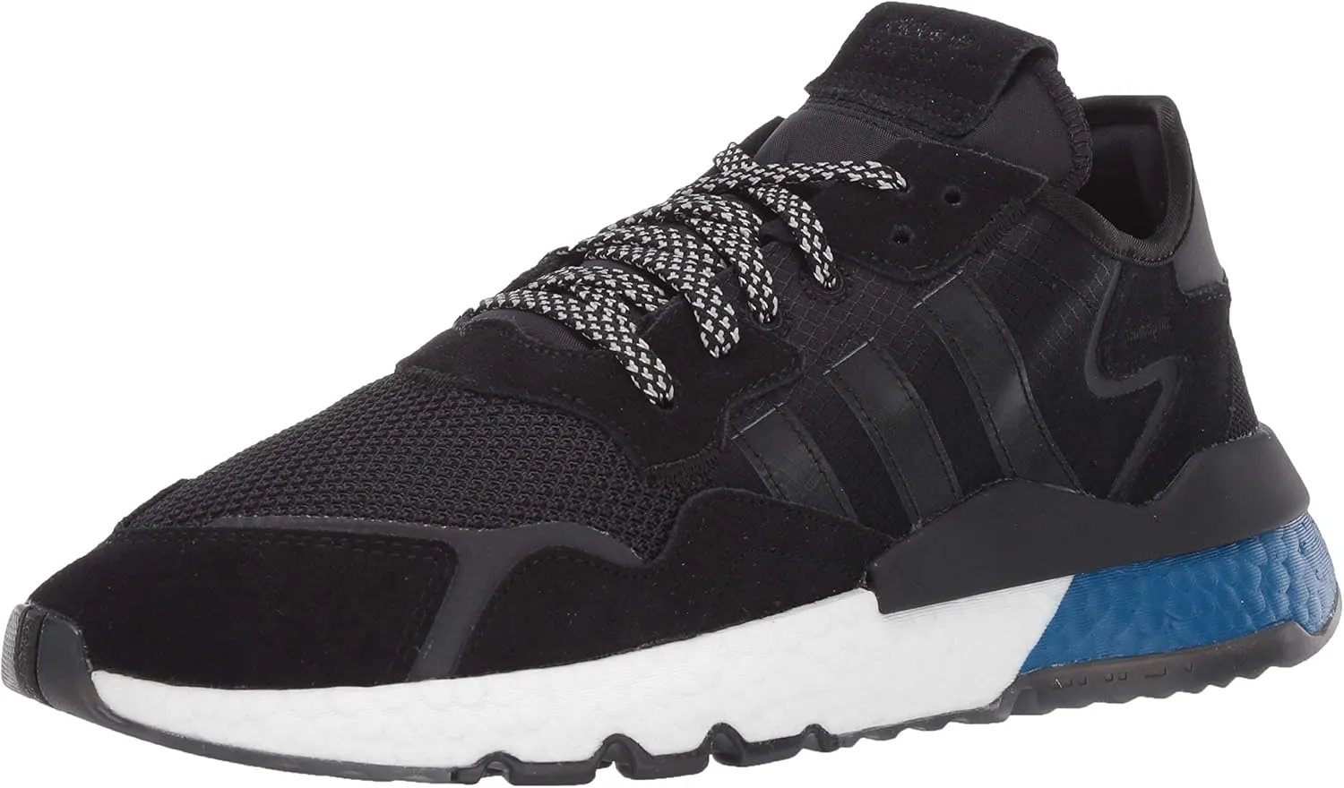 adidas Originals Men's NITE Jogger Sneaker, Black 10