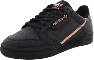 adidas Originals Women's Continental 80 Sneaker, core Black/Trace Pink/Copper met, 10