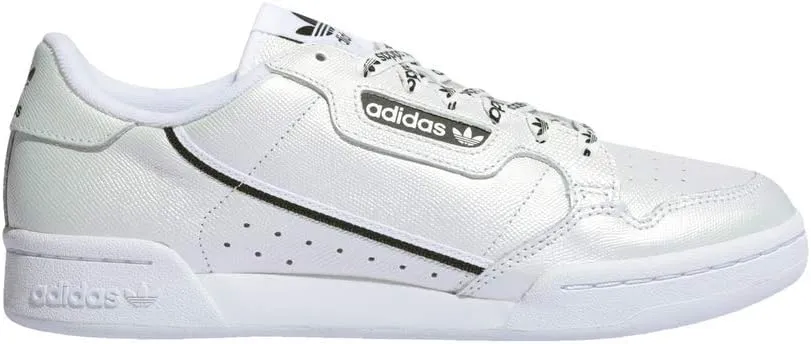 adidas Originals Women's Continental 80 Sneaker, FTWR White/core Black/FTWR White, 8