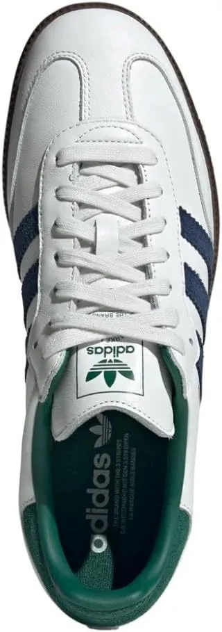 adidas Samba OG Men's Sneaker, Core Black/Cloud White/Collegiate Green, Size 12
