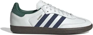 adidas Samba OG Men's Sneaker, Core Black/Cloud White/Collegiate Green, Size 9