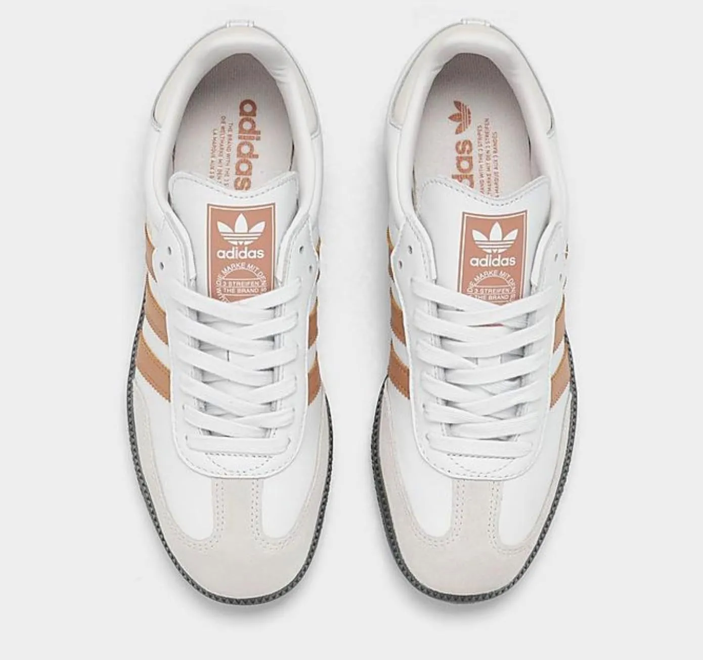 Adidas Samba OG Womens Sneaker (White Clay Strata, 9.5)