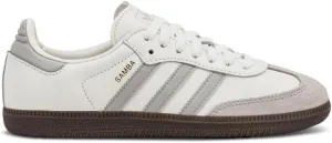 Adidas Samba OG Womens Sneaker (White Granite, 9.5)