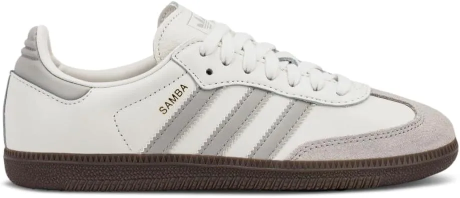 Adidas Samba OG Womens Sneaker (White Granite, 9.5)