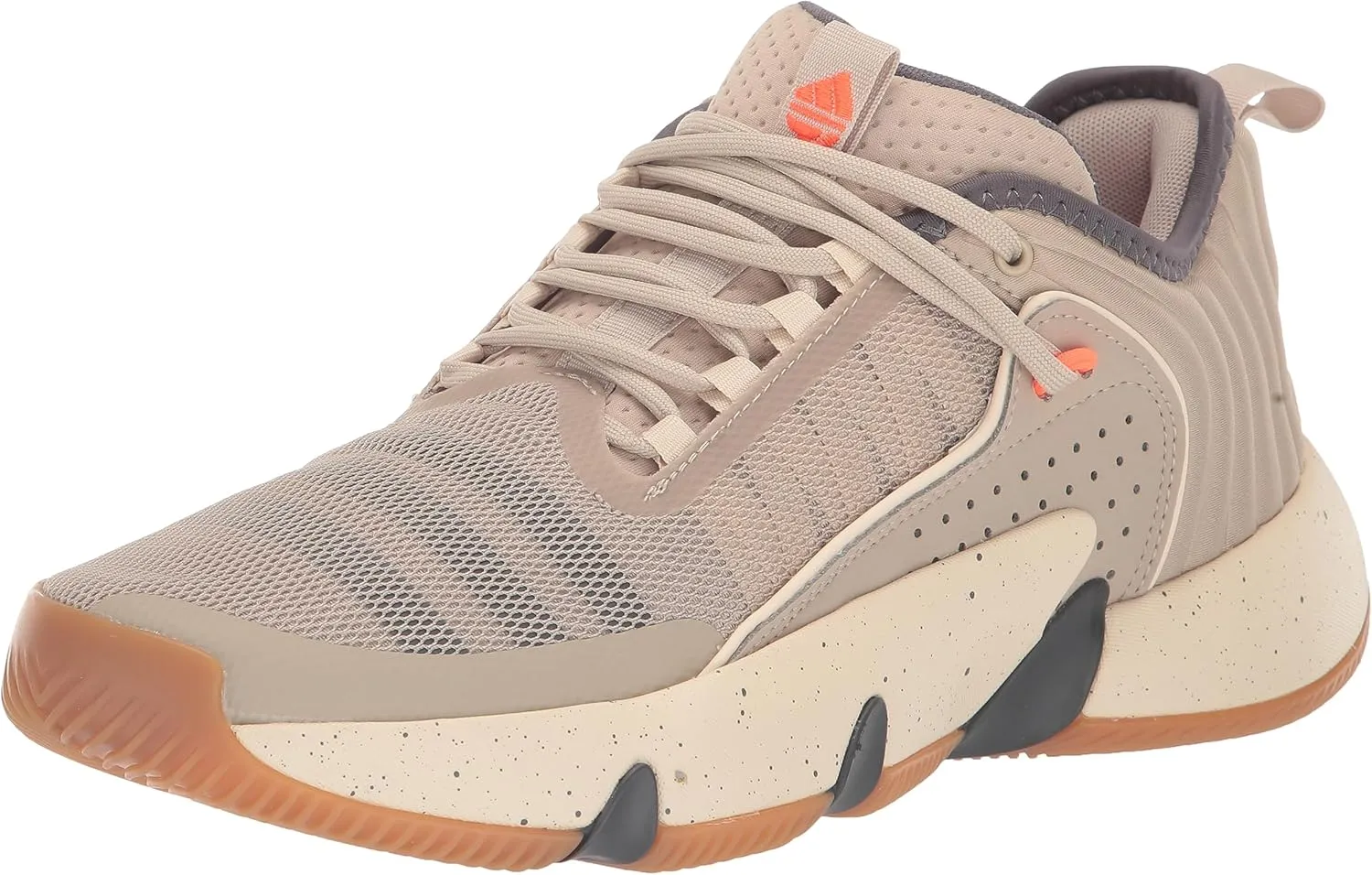 adidas Unisex Trae Unlimited Sneaker, Wonder Beige/Carbon/Wonder White, 6.5 US Men