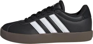 adidas VL Court 3.0 Skateboarding Sneaker for Unisex-Kids, Black, 21.5 cm