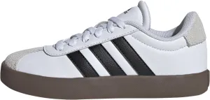 adidas VL Court 3.0 Skateboarding Sneaker for Unisex-Kids, White, 22.0 cm