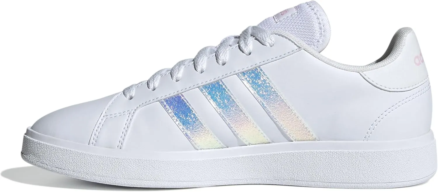 adidas Women's Grand Court Base 2.0 Shoes Sneaker, Cloud White Cloud White Clear Pink, 9.5 UK
