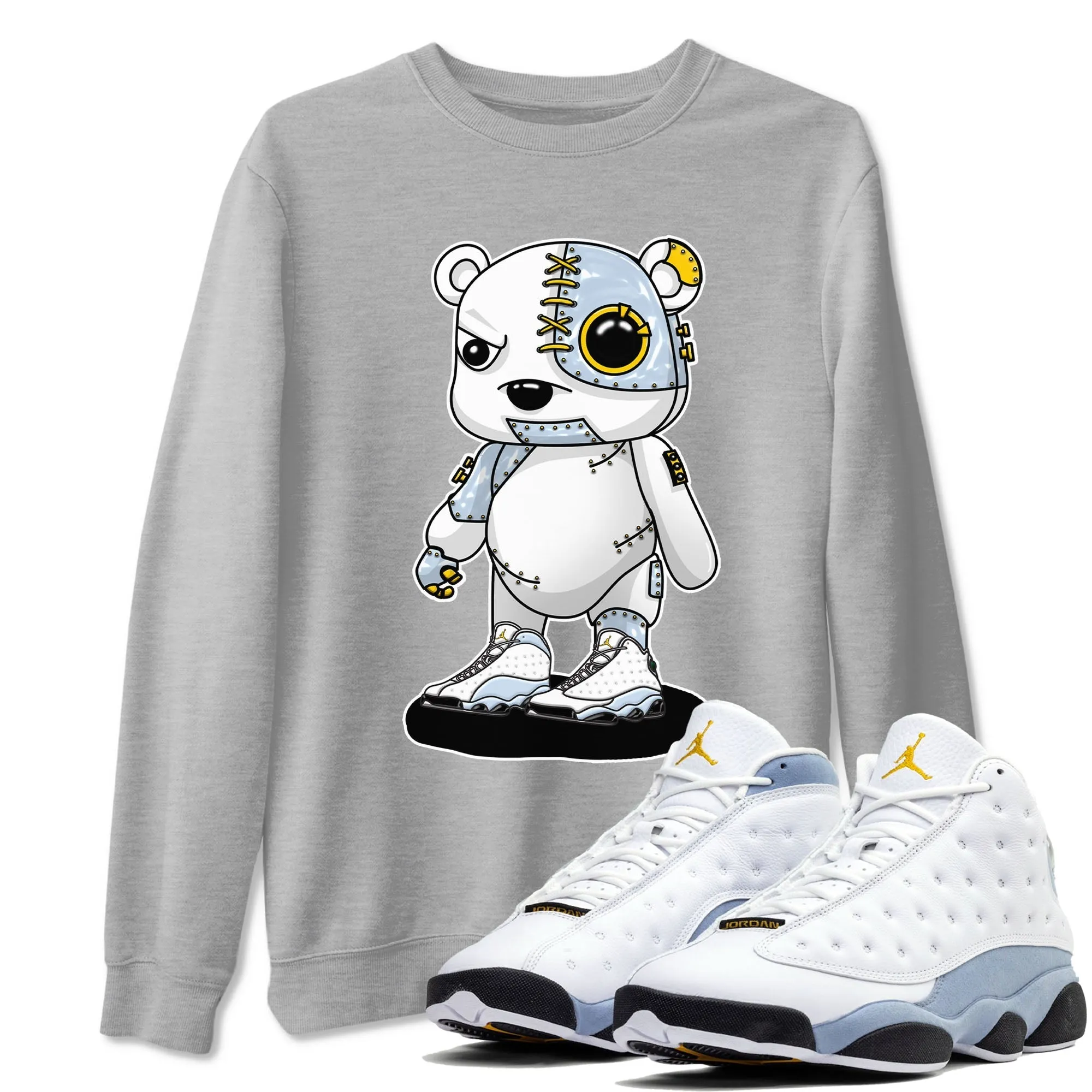 Air Grey Tees Sneaker Sustainable Bear Hot bargain Jordan Blue 13 Cyborg SNRT -