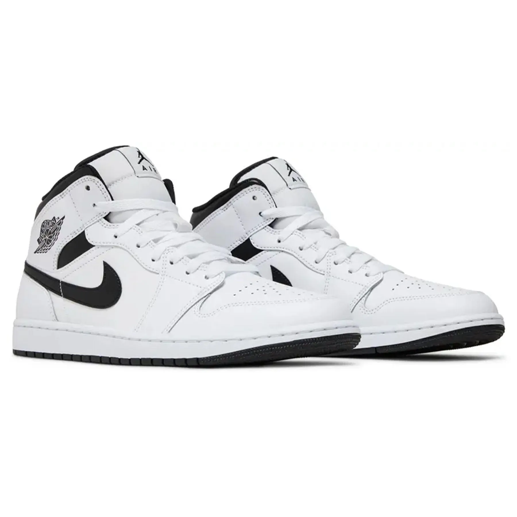 Air Jordan 1 Mid 'White Black'