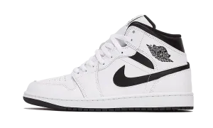 Air Jordan 1 Mid White Black