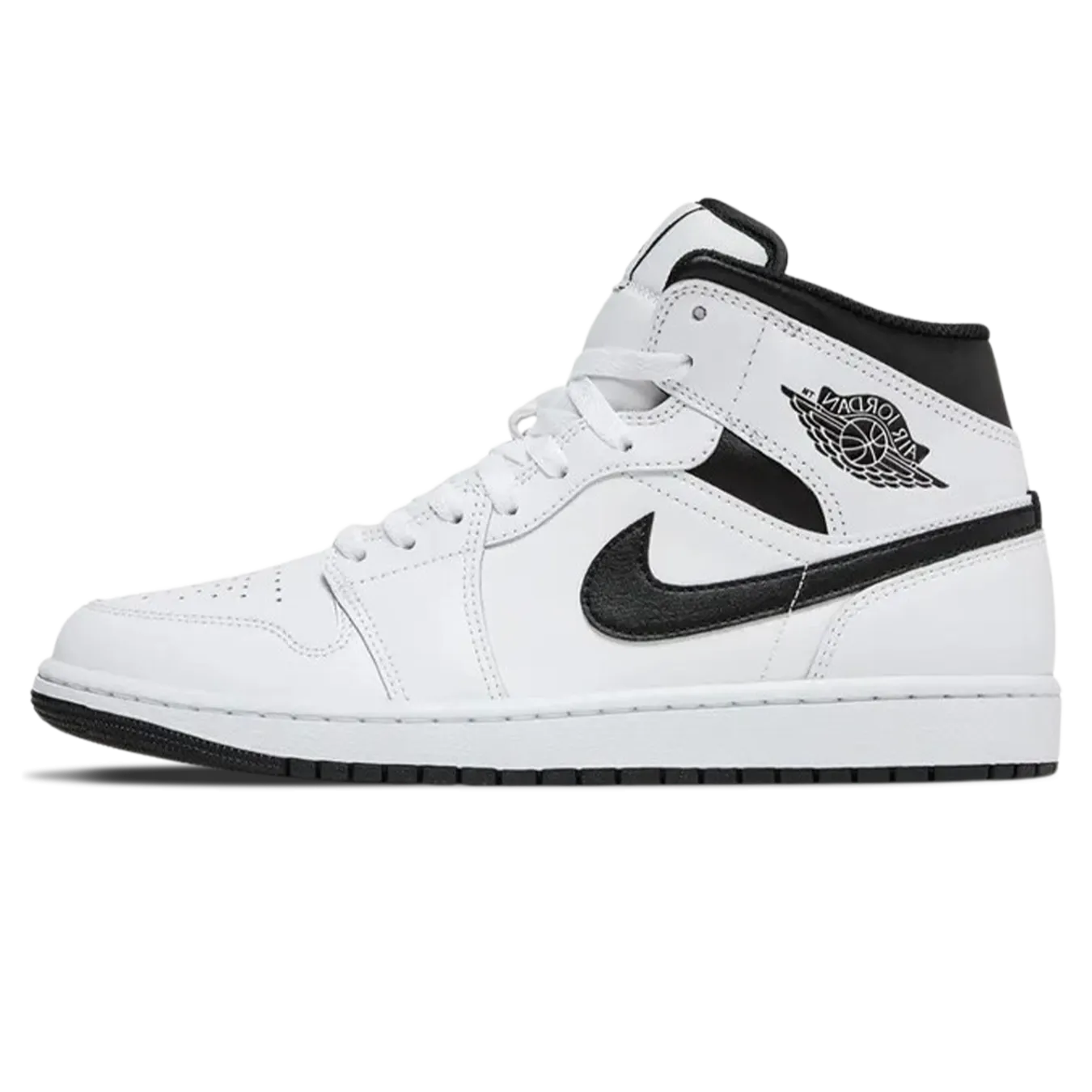 Air Jordan 1 Mid 'White Black'