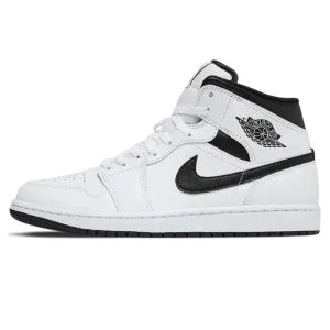 Air Jordan 1 Mid 'White Black'
