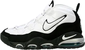 Air Max Uptempo Mens Basketball Shoes (White/Black/Mystic Teal) (311090-100, Black/Blue/White) Size 14