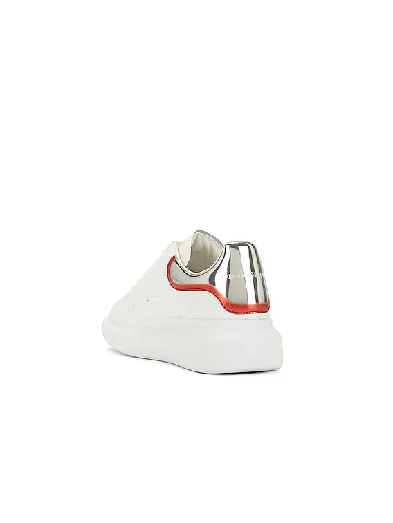 Alexander McQueen || Oversized Sneaker 'White Silver Welsh Red'