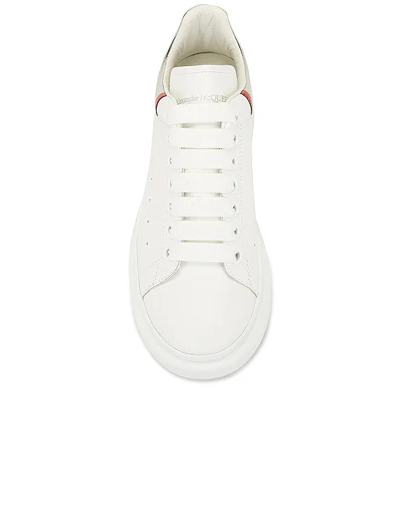Alexander McQueen || Oversized Sneaker 'White Silver Welsh Red'