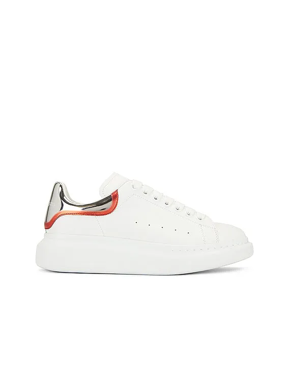 Alexander McQueen || Oversized Sneaker 'White Silver Welsh Red'