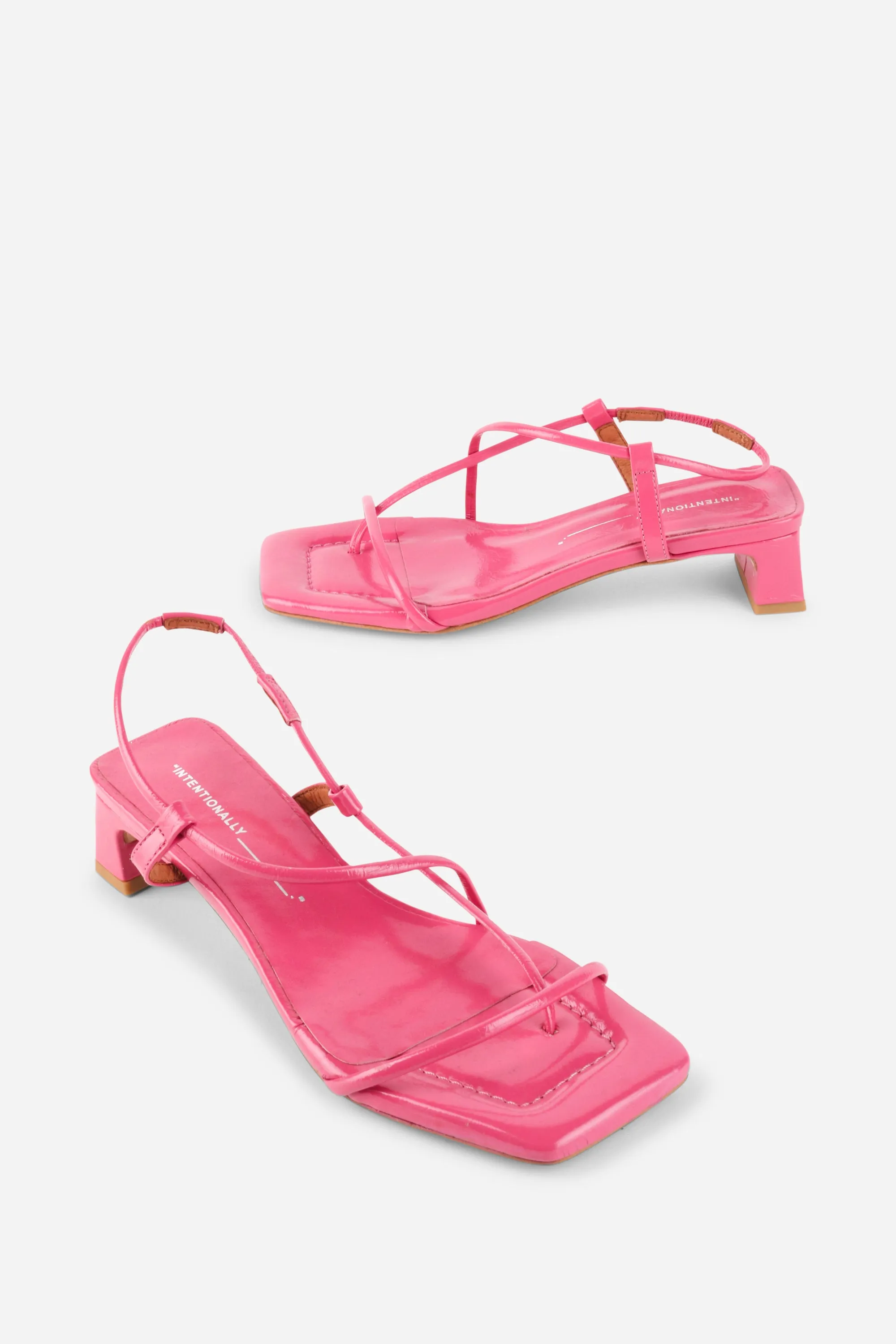 ANCA PATENT LEATHER HEEL