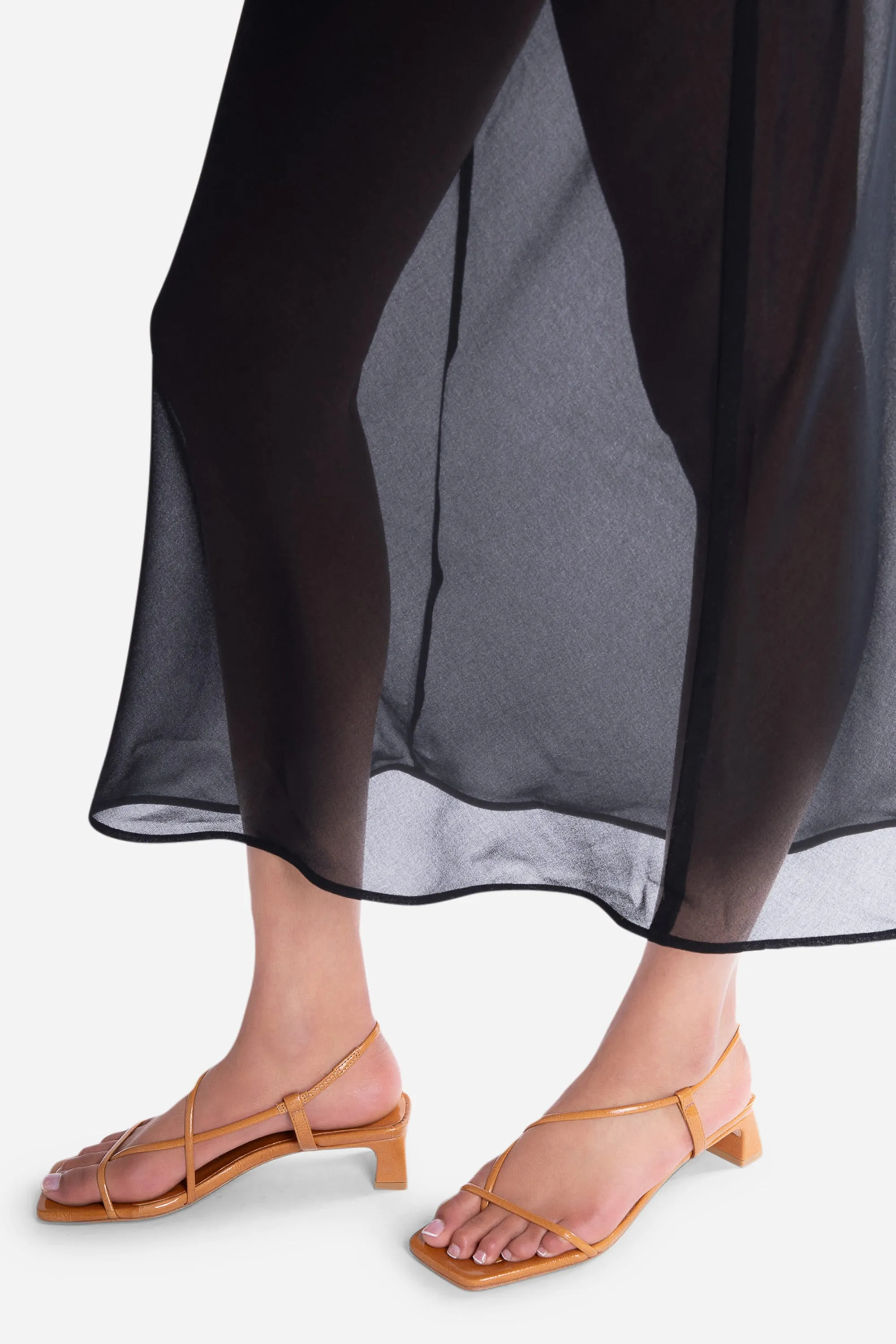 ANCA PATENT LEATHER HEEL