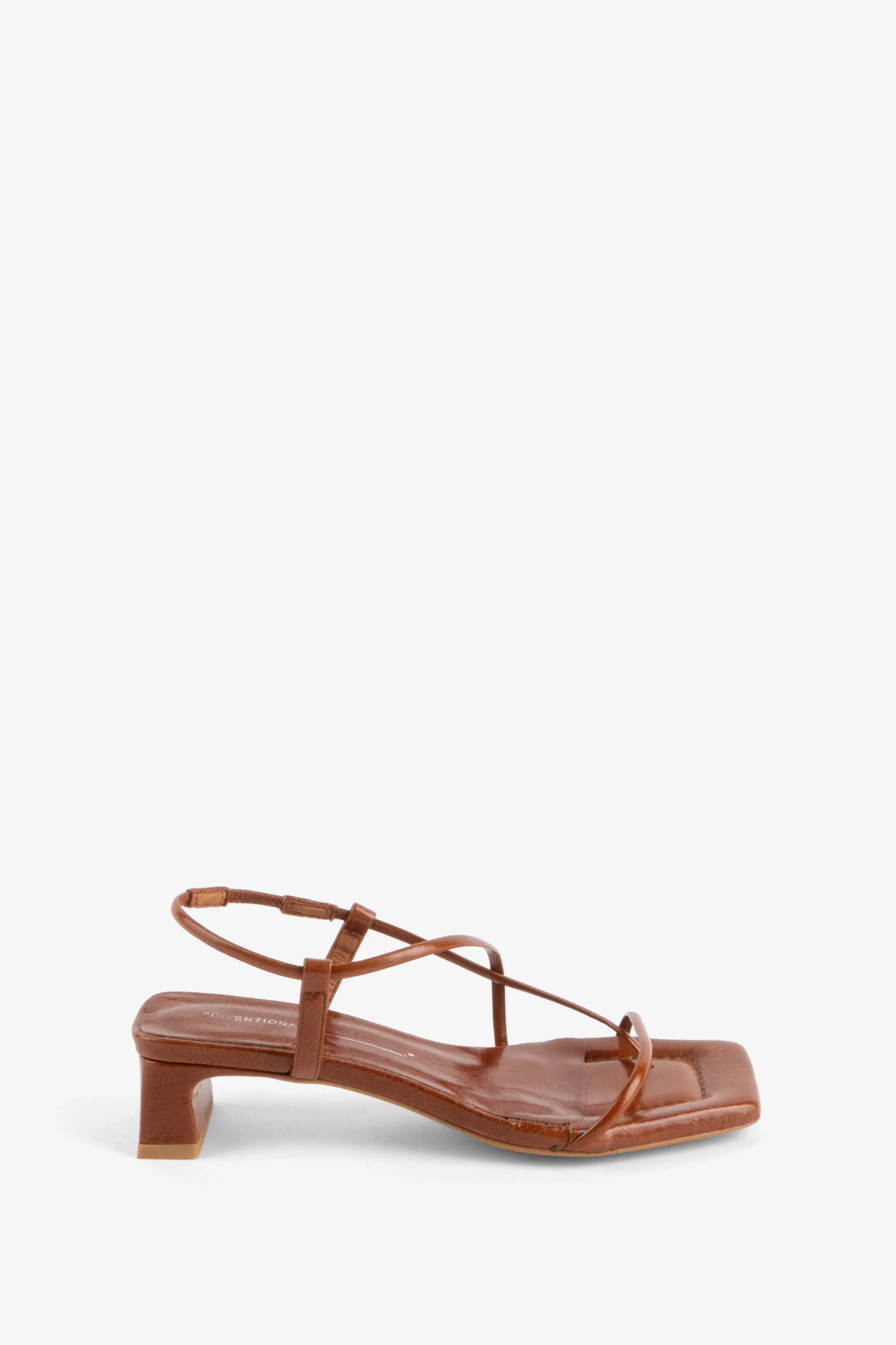 ANCA PATENT LEATHER HEEL