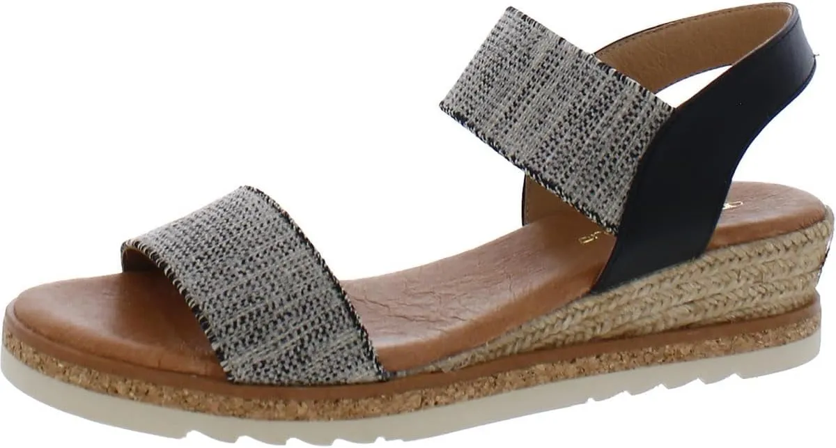 André Assous Womens Neveah Slingback Comfort Wedge Sandals