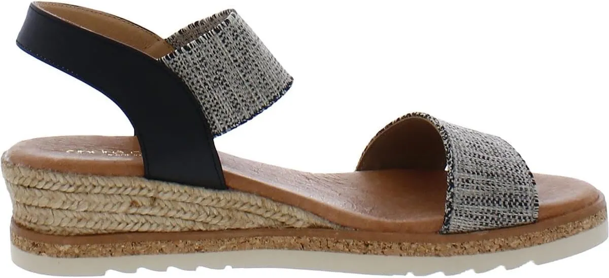 André Assous Womens Neveah Slingback Comfort Wedge Sandals