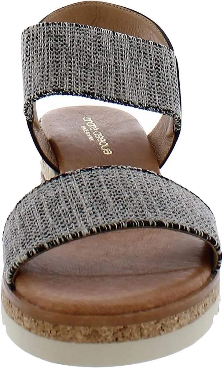 André Assous Womens Neveah Slingback Comfort Wedge Sandals