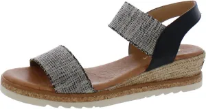 André Assous Womens Neveah Slingback Comfort Wedge Sandals