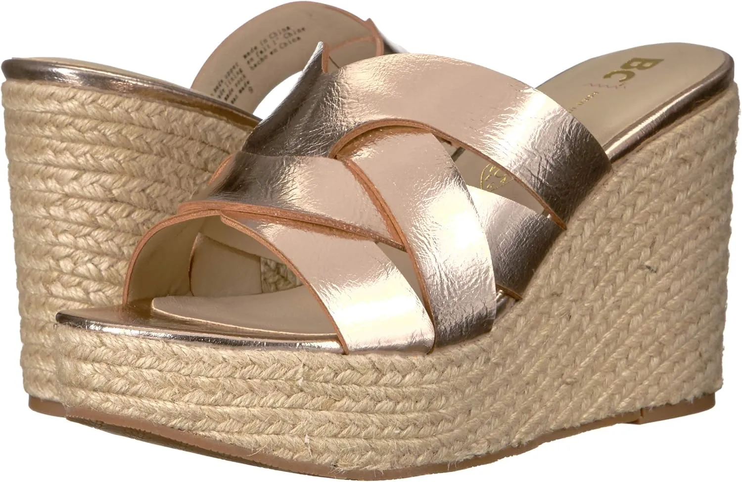 BC Women's Eden Espadrille Wedge Sandal