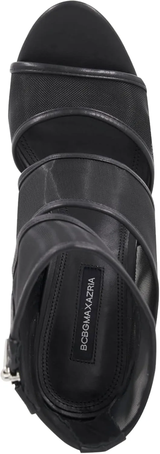 BCBGMAXAZRIA Women's Glam Heeled Sandal