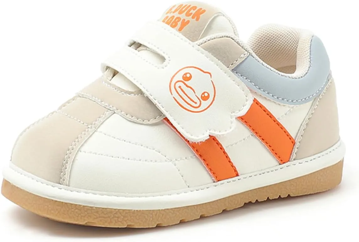 B.Duck Squeaky Shoes [Toddler 4-Toddler 7] Toddler Shoes for Girl and Boy Kids Shoe First Walker Soft-Bottom Toddler Shoes Toddler Sneakers
