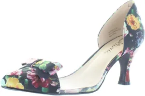 Bellini Cupcake Women's Bow Accent Closed-Toe 3 Inch D'Orsay Heels