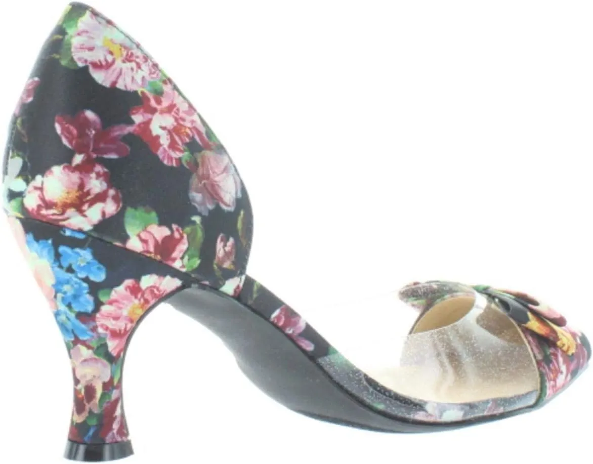 Bellini Cupcake Women's Bow Accent Closed-Toe 3 Inch D'Orsay Heels