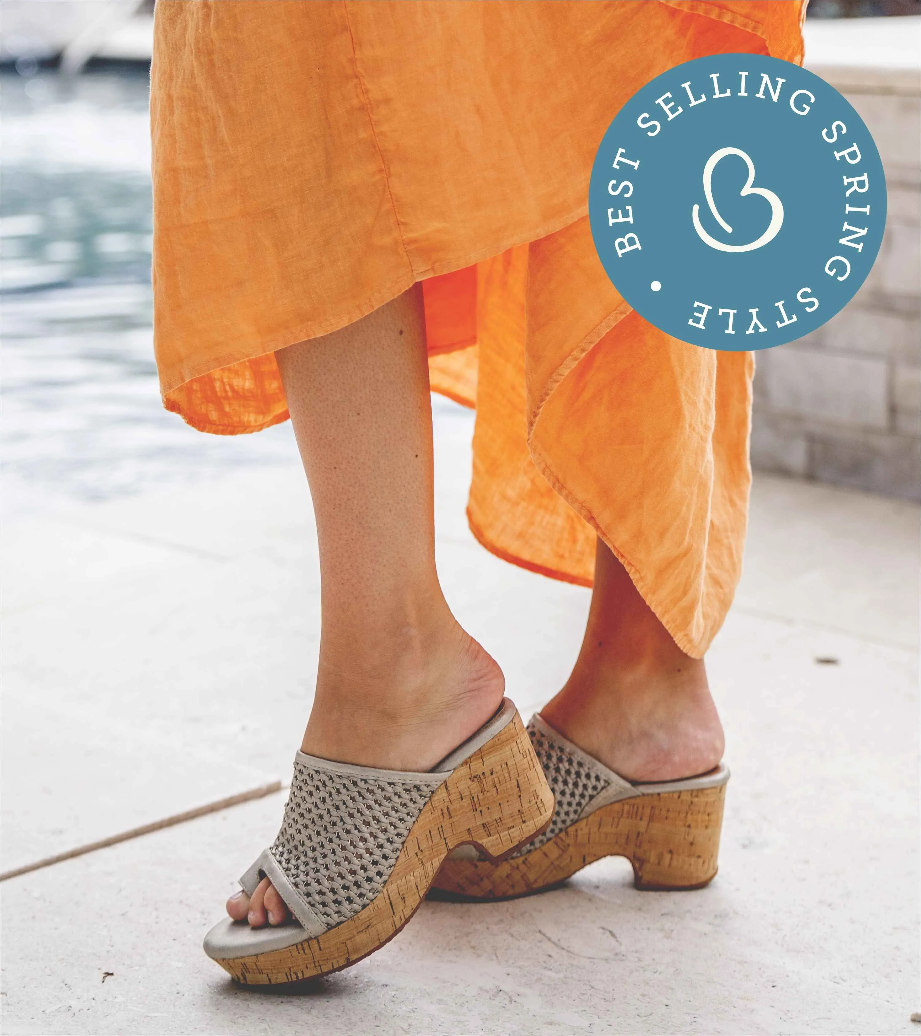 Bethie Wedge Sandal