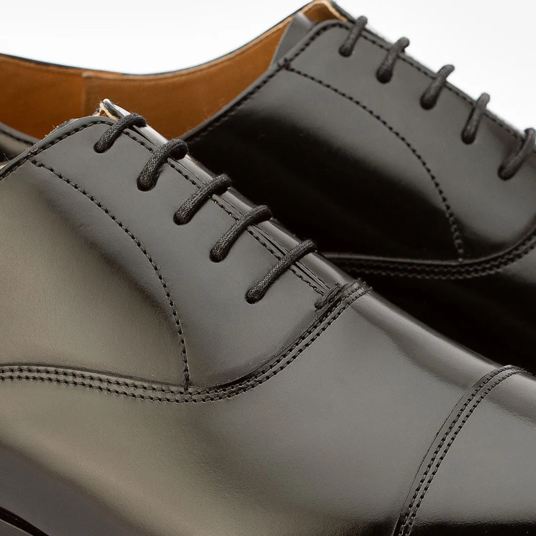 Black Calf Classic Captoes
