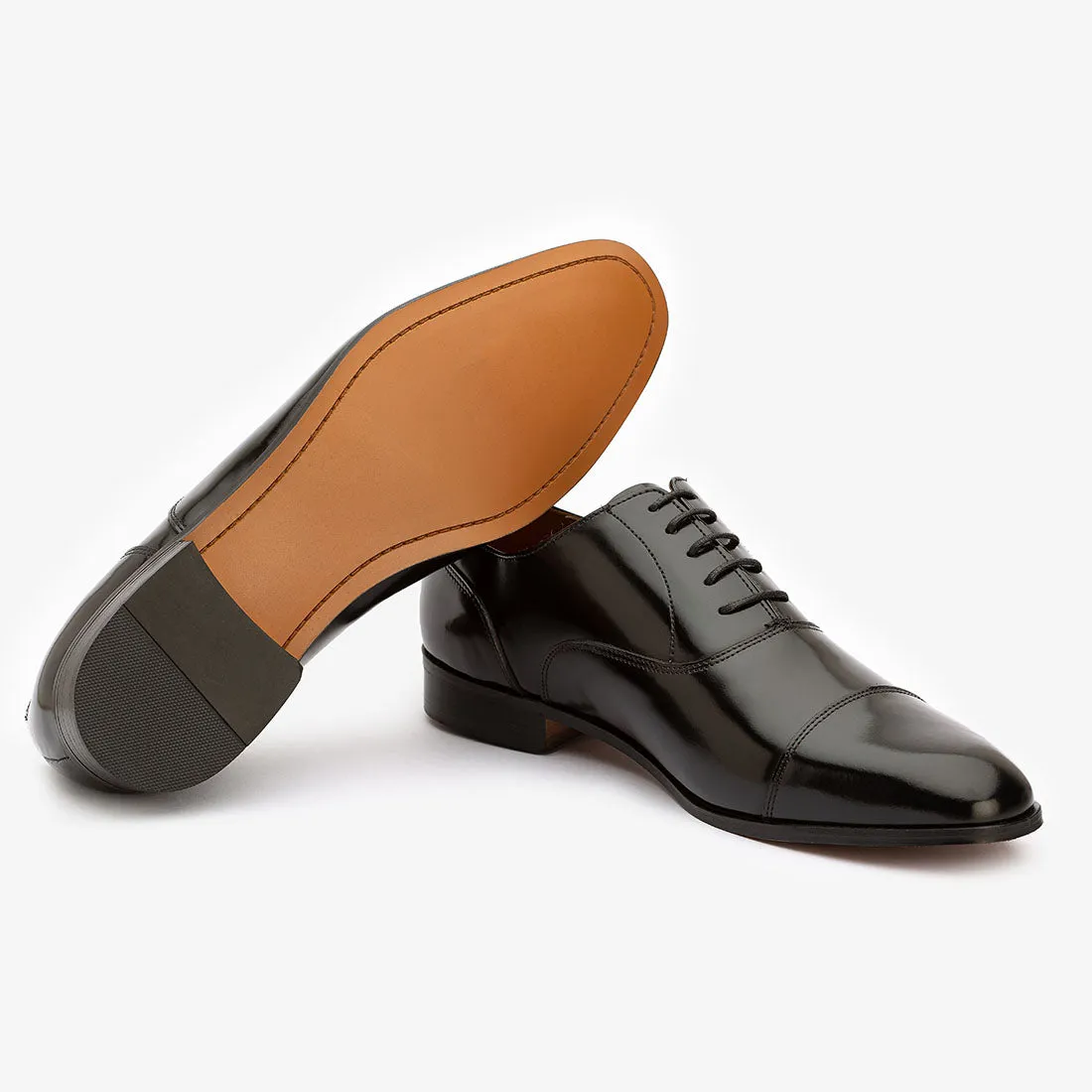 Black Calf Classic Captoes