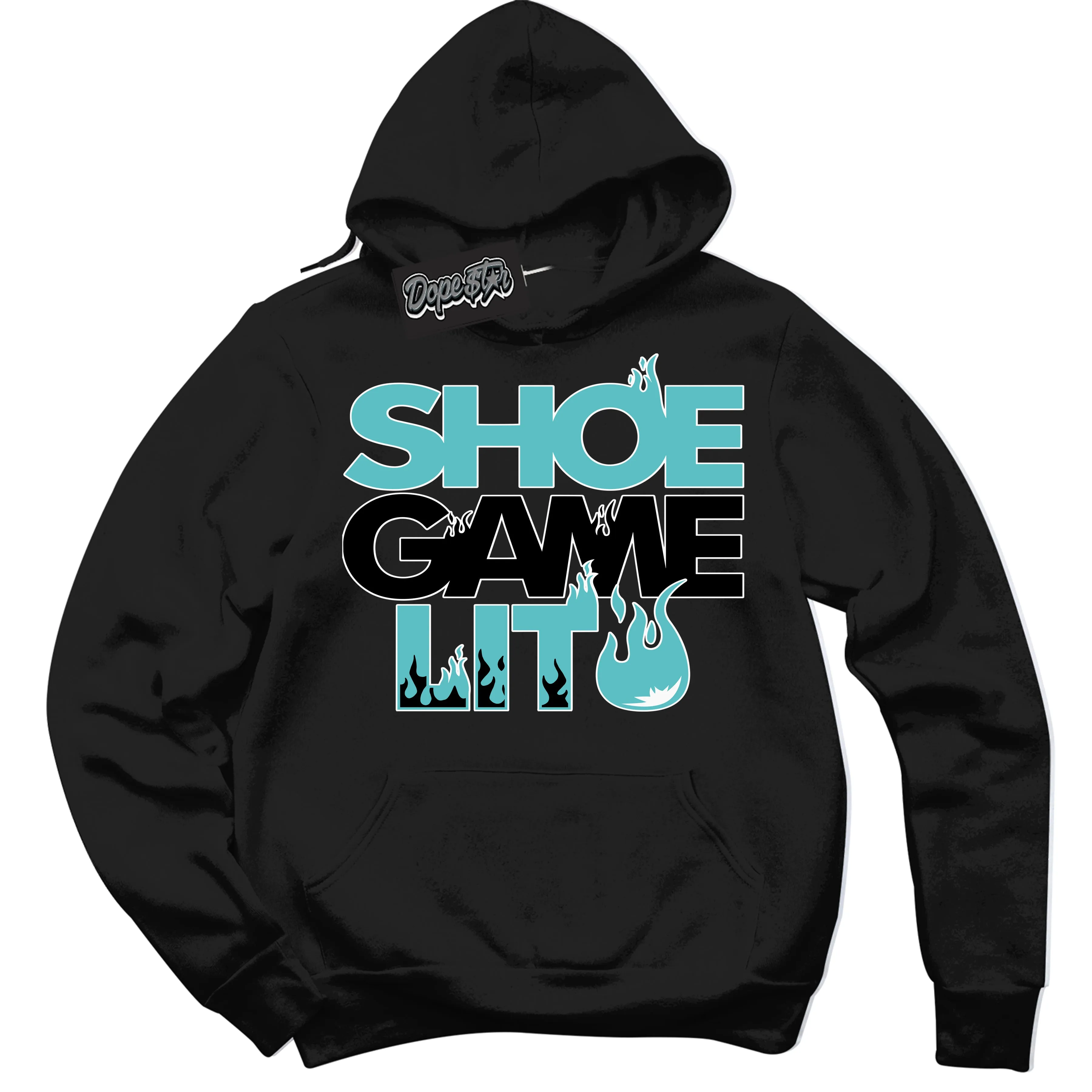 Black Dusty Cactus Dunk Sneaker Hoodie Shoe Game Lit Graphic