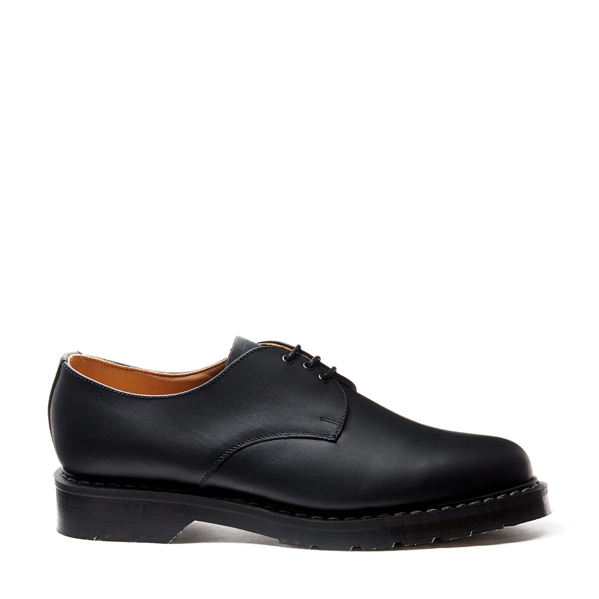 Black Greasy Gibson Shoe & Shoe Kiltie