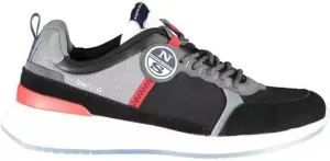 Black Leather Men's Sneaker